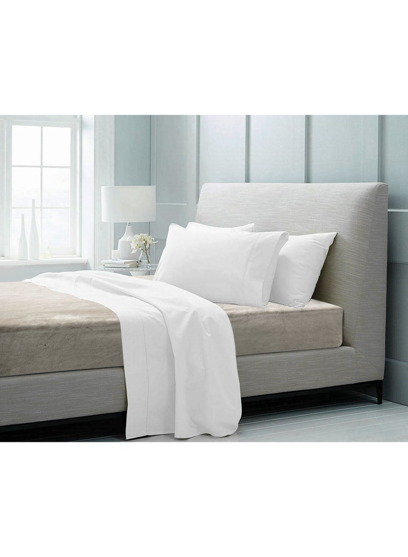 Morano Viva Luxury Velvet Fitted Sheet – Queen (160x200x25cm) – Ultra-Soft 100% Microfiber Bedding with All-Around Elastic & Easy-Fit Side Labels – Breathable & Wrinkle-Resistant(Greige) - Image 2